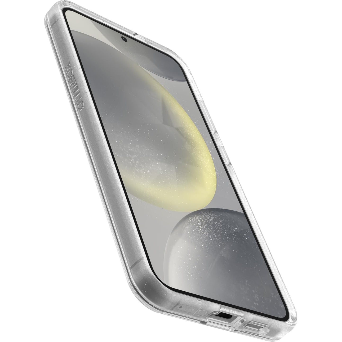 OtterBox Samsung Galaxy S24+ Symmetry Series Clear Case - Stardust (Clear/Glitter), Ultra-Sleek, Wireless Charging Compatible, Raised Edges Protect