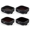 GEPULY 4 Pack Camera Lens Filter ND8 ND16 ND32 ND64 for GoPro Hero 12/11/10/9 Black, Neutral Density Lens Filters, Multi Coated Optical Glass, Lens