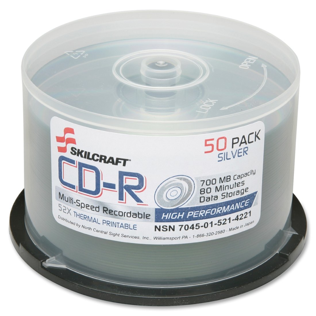 CD-R Compact Disc Recordable - 50 per Box