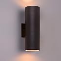 wowlite Outdoor Wall Light, Exterior Lighting, Matte Black Waterproof Wall Mount Cylinder Design, Up Down Light Fixture for Porch, Backyard and Patio