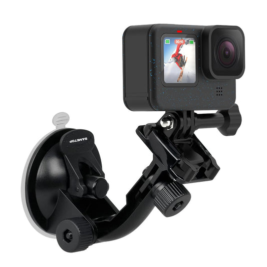 Sametop Suction Cup Mount Compatible with Gopro Hero 13, 12, 11, 10, 9, 8, 7, 6, 5, 4, Session, 3+, 3, 2, 1, Hero (2018), Max, Fusion, DJI Osmo Action