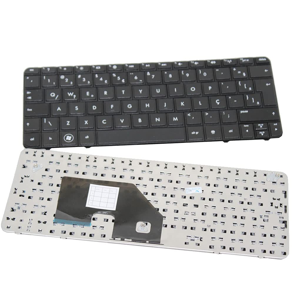 New Laptop Keyboard Replacement for HP COMPAQ Mini CQ10 110-3000 Series P/N:608769-001 HPMH-606618-001 MP-09K83US-E45 US Layout Black Color