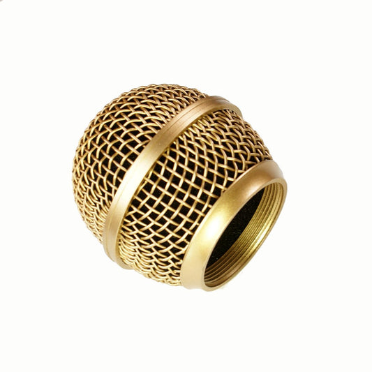 Mesh Microphone Grille For Shure SM58 565SD LC Microphone,Copper Plated