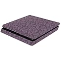 MightySkins Skin Compatible with Sony PS4 Slim Console - Plum Damask | Protective, Durable, and Unique Vinyl Decal wrap Cover | Easy to Apply, Remove