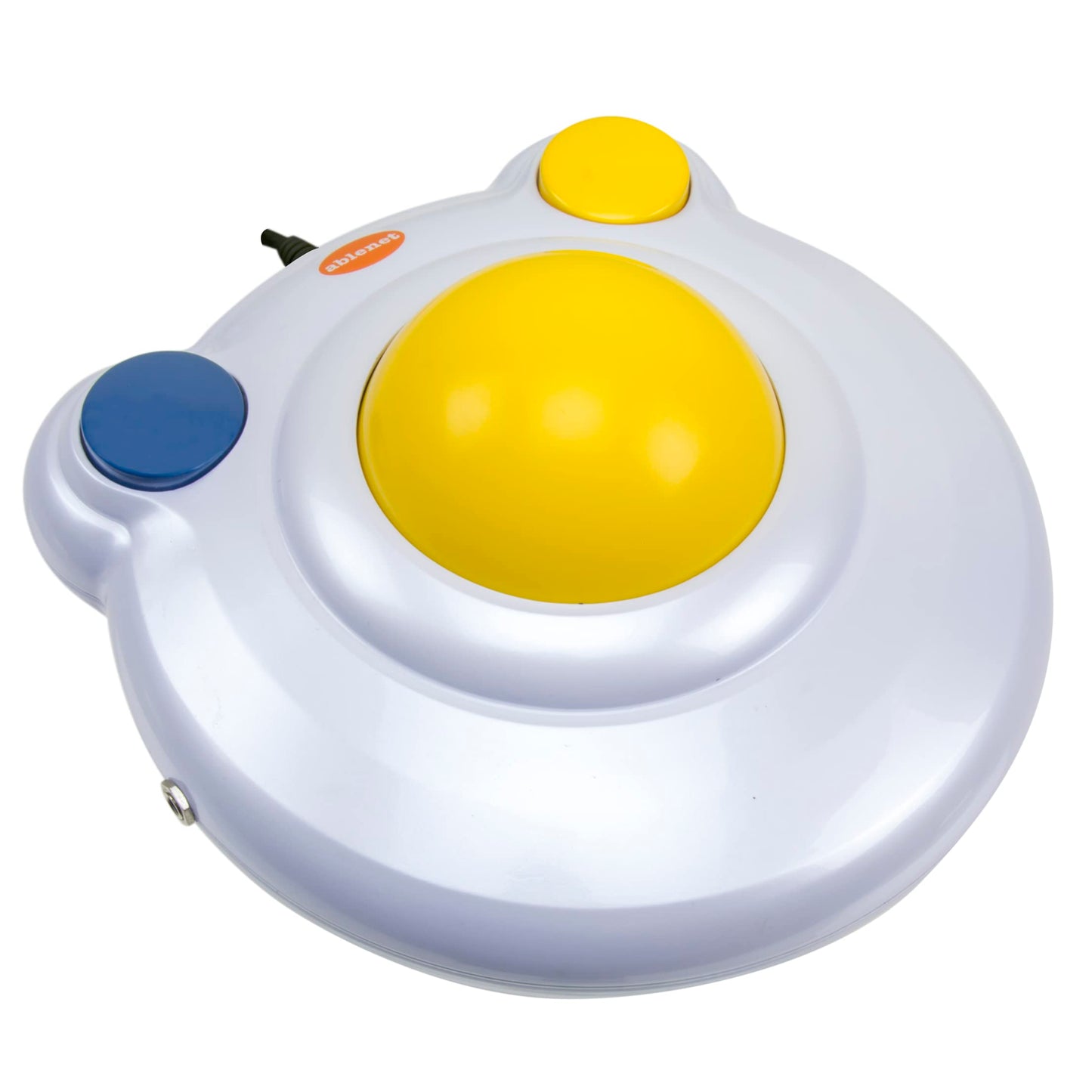 AbleNet BIGtrack 2 Trackball - Adaptive Mouse for Special Needs and Users Who Lack Fine Motor Skills - Big Trackball Mouse with 2 Mice Buttons