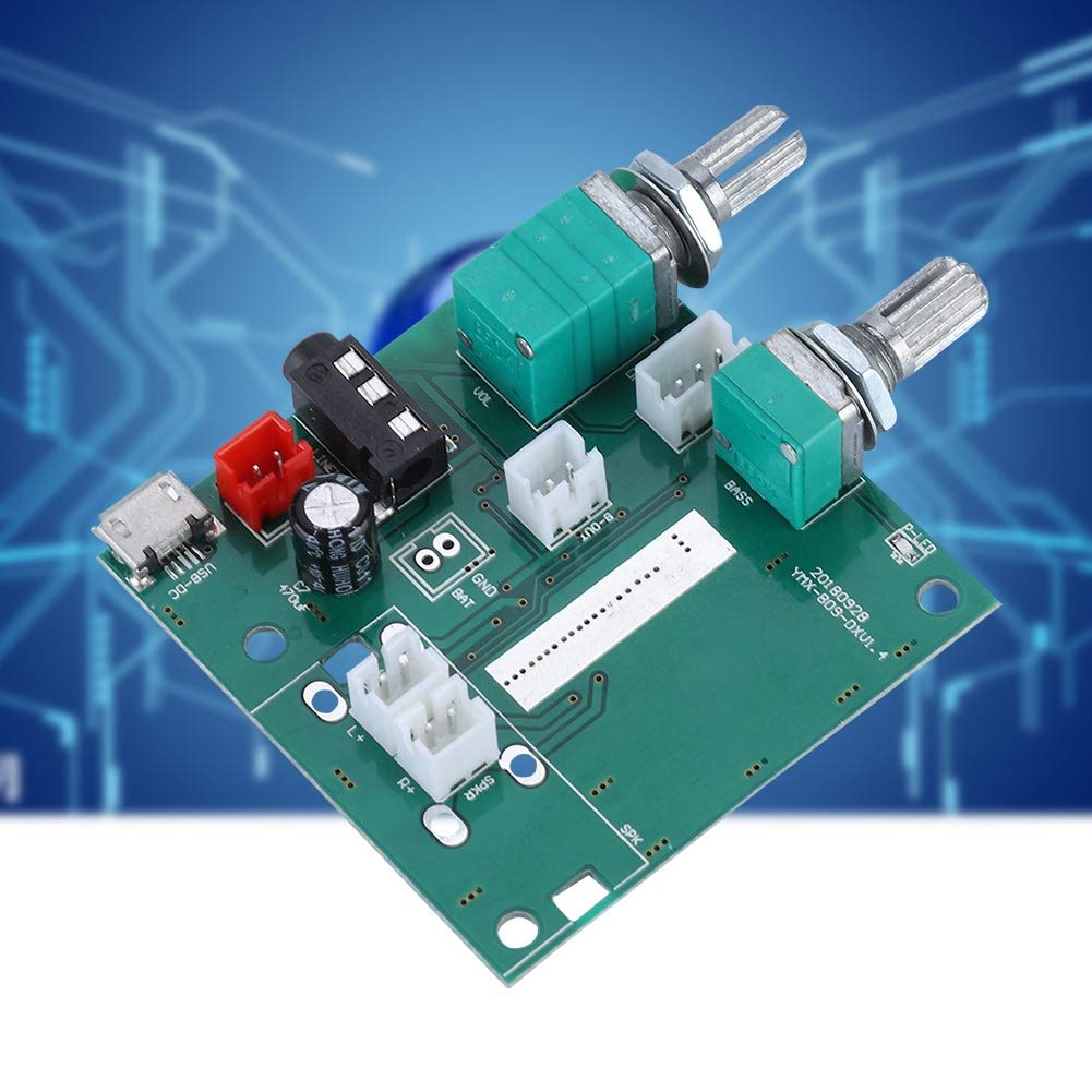 Bluetooth Amplifier Board 20W DC 5V 2.1 Channel Stereo Bluetooth 5.0 Digital Audio AMP Module, for MP3, MP4, Computer, PC, Mobile Phone, etc
