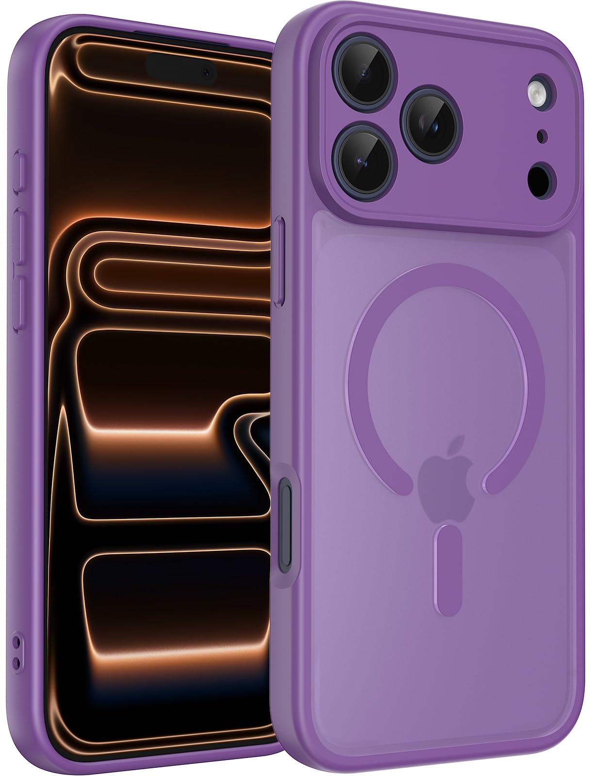 MYY Magnetic for iPhone 17 Pro Case, Upgraded [Full Camera Protection] [Compatible with Magsafe] [Translucent Matte] Military-Grade Drop Shockproof