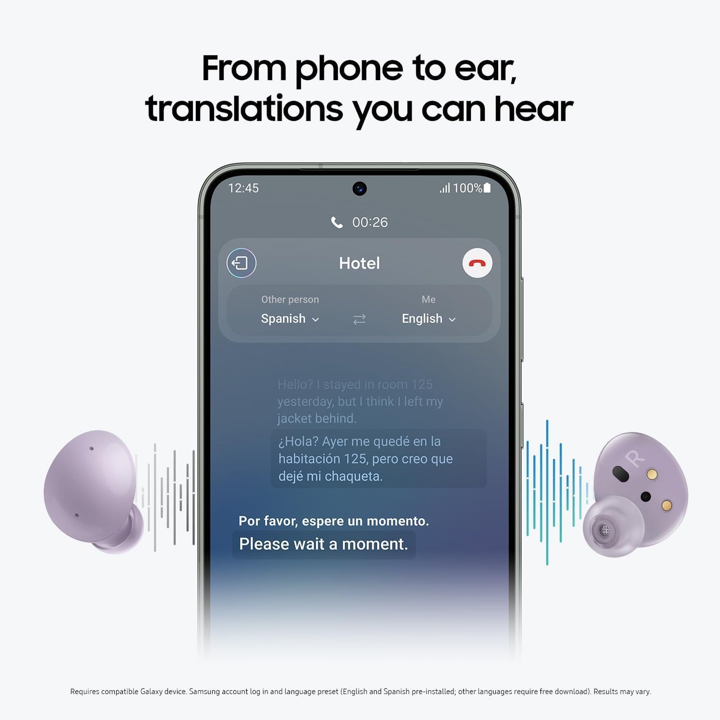 Samsung Galaxy Buds 2 True Wireless Earbuds Noise Cancelling Ambient Sound Bluetooth Lightweight Comfort Fit Touch Control US Version, Green (Renewed)