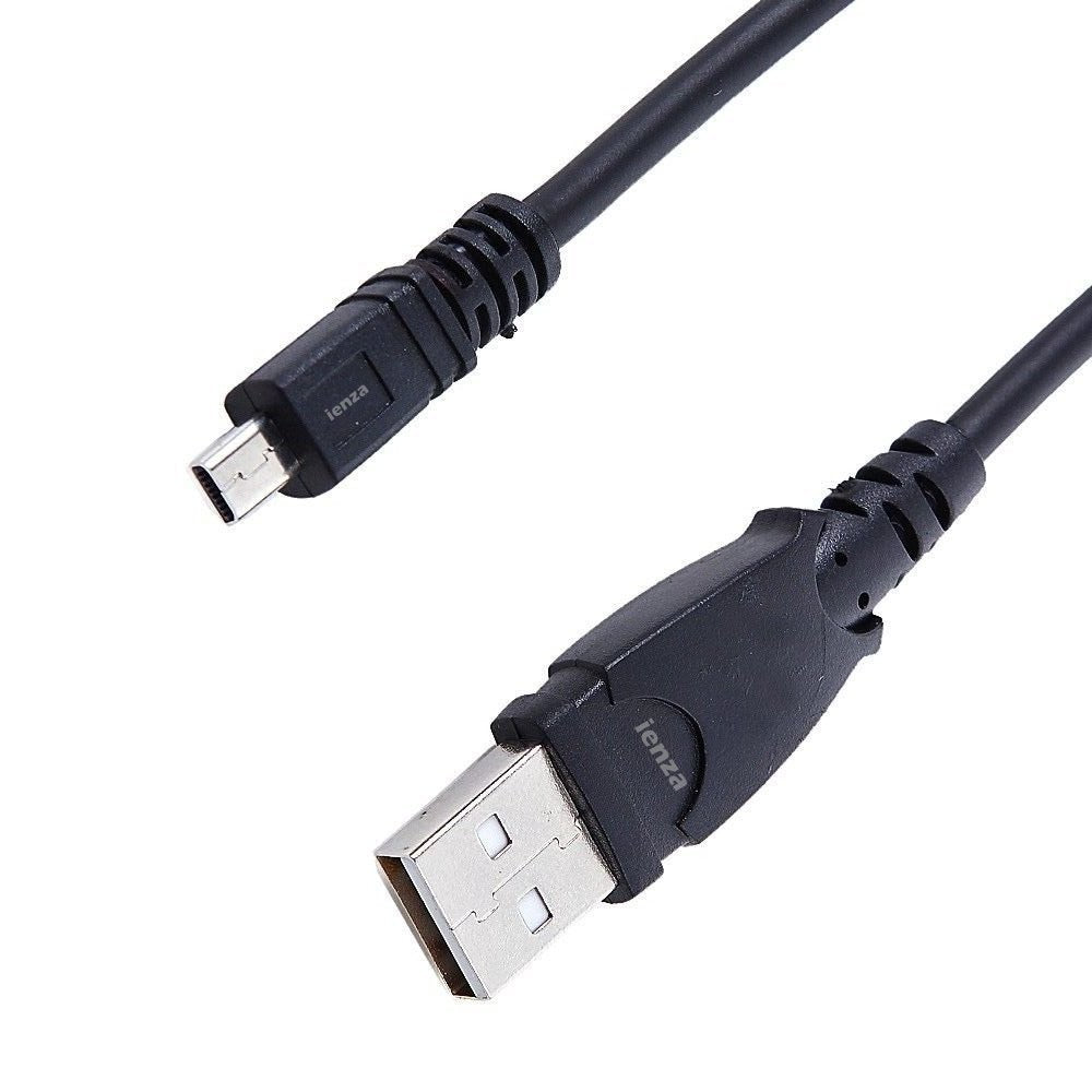 ienza Replacement USB PC Mac Photo Picture Transfer and Charge Cable Cord DMW-USBC1 for Panasonic Lumix Camera DMC-G7 ZS40 ZS50 TS30 SZ3 TZ8 TZ11 TZ15
