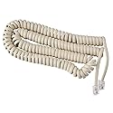 iSoHo Phones: Phone Cord for Landline Phone - Tangle-Free, Handset Curly Telephones Land Line Cord - Easy to Use + Excellent Sound Quality - Telephone