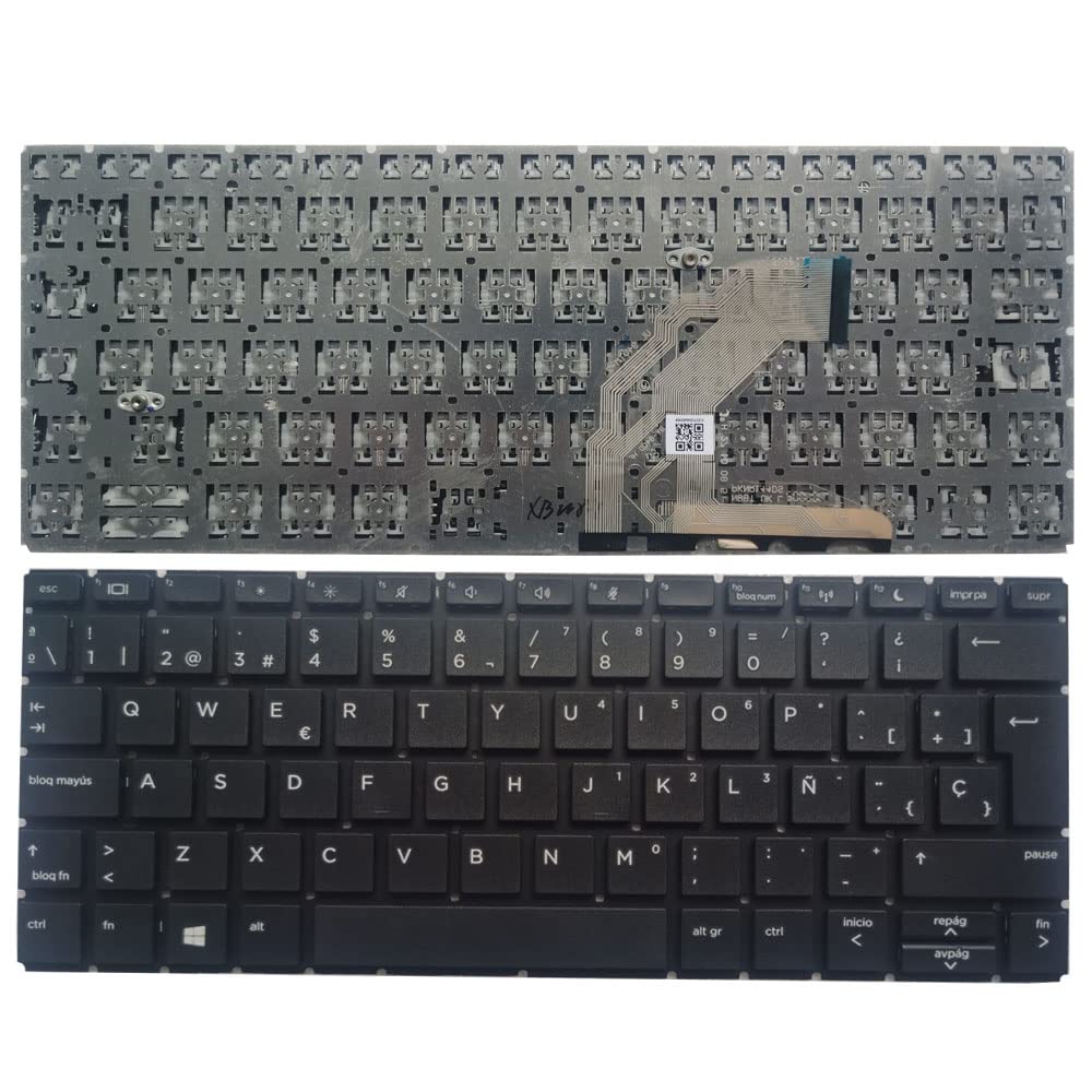 Laptop Replacement Keyboard Compatible for HP Probook 430 G6 435 G6 Spanish Layout