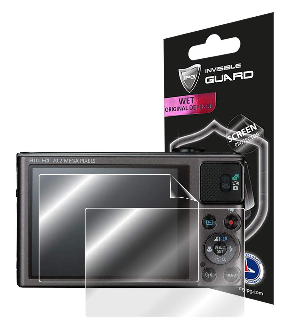 IPG For Canon PowerShot SX620 HS Digital Camera Screen Protector (2 Units) Invisible Screen Guard - HD Quality/Self-Healing/Bubble -Free