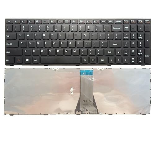 New US Layout Non-Backlit Laptop Keyboard Replacement for IBM Lenovo Fit P/N 25214755 V-136520US1-US 25-214755 V136520US1-US PK1314K3A00 PK130TH3A00