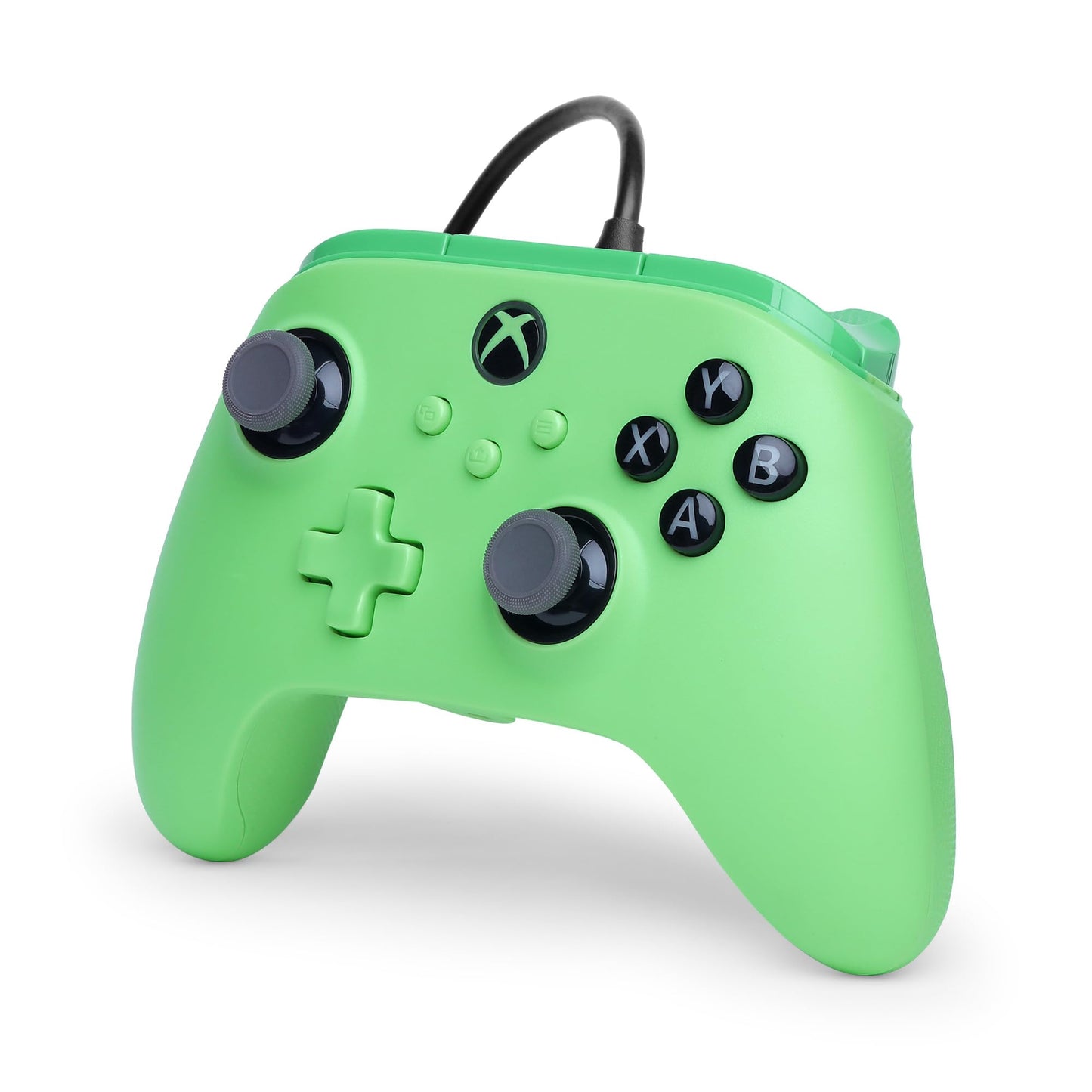 PowerA Advantage Plus Wired Controller for Xbox Series X|S - Green Meadow, officially licensed, adjustable height thumbsticks, hall effect, mappable