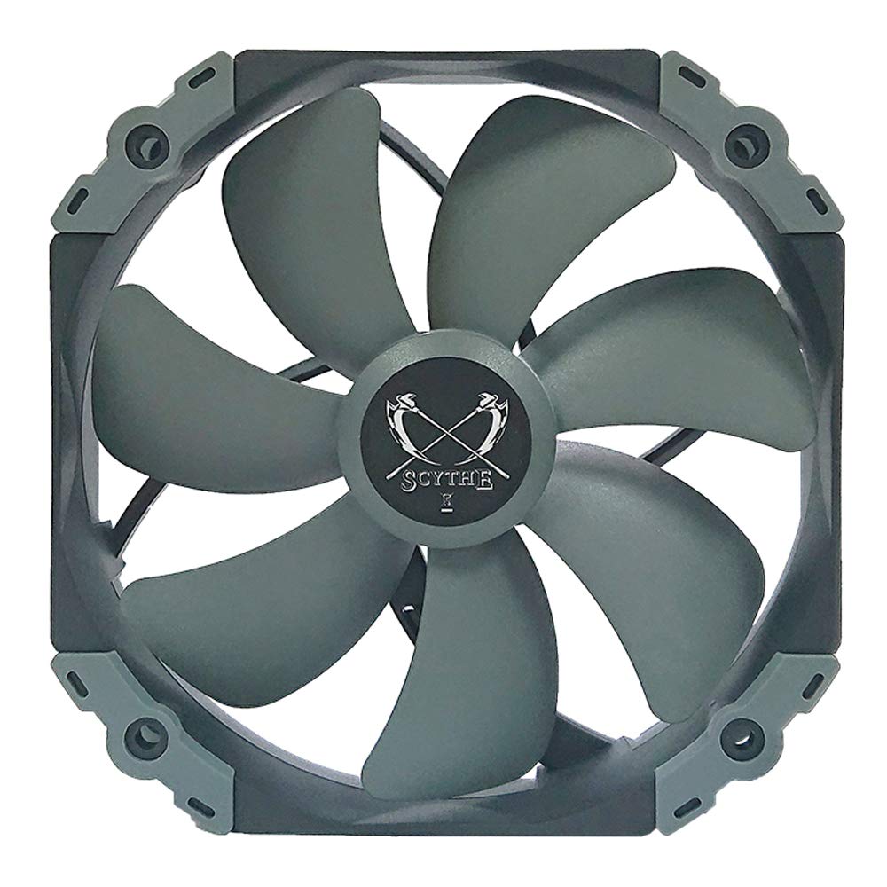 Scythe Kaze Flex 140mm Quiet Fan, PWM 300-1800RPM, Round Frame, Single Pack