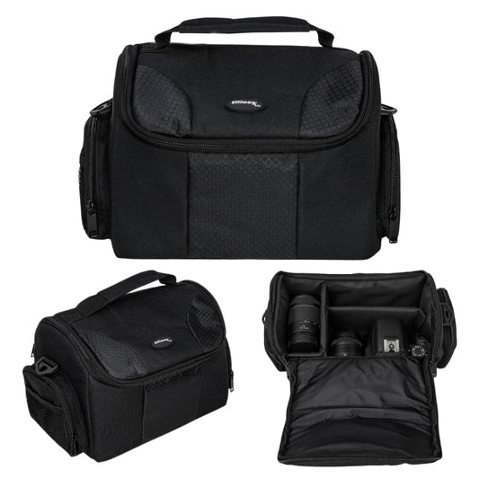 Ultimaxx Large SLR/DSLR Camera Deluxe Padded Gadget Bag/Carrying Case with Shoulder Strap for Sony,Nikon, Canon, Olympus, Pentax, Panasonic, Samsung