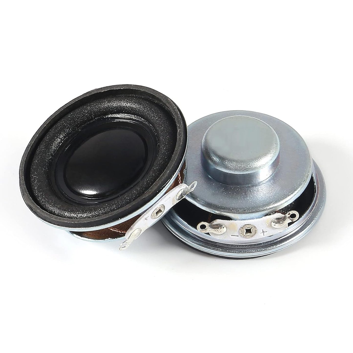 ALAMSCN 2PCS 1.5" 4Ohm 3W Audio Stereo Speaker Round Loudspeaker + 2PCS 3Wx2 DC 5V Digital Amplifier PAM8403 Amp Module for Arduino DIY Replacement