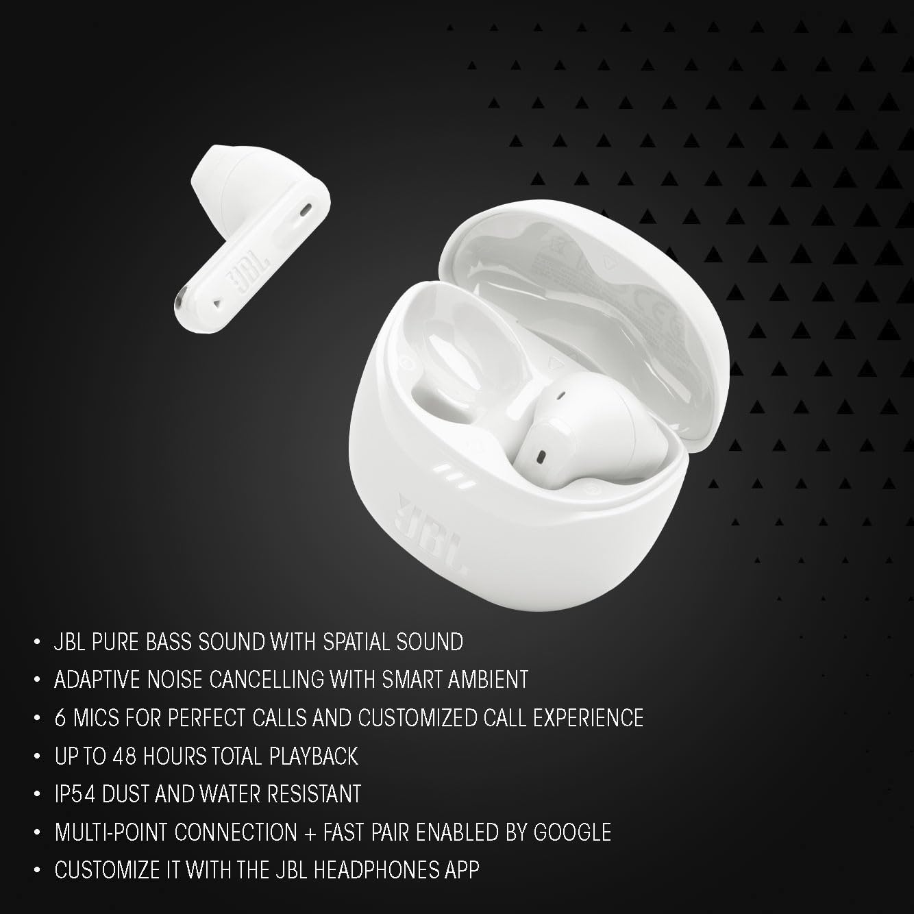 JBL Tune Flex 2 - Noise Cancelling Earbuds - Turquoise
