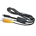 AV A/V Audio Video TV-Out Cable for Panasonic DMC-FX35 DMC-FX37 DMC-FX50 DMC-FX100 DMC-FX150 DMC-FX500 Camera