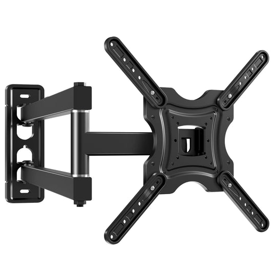 Full Motion TV Wall Mount, Universal Fit for 26-55 Inch TVs, Up to 77 lbs, Tilt Extension with Articulating Arms, TV Bracket Wall Mount, Bracket