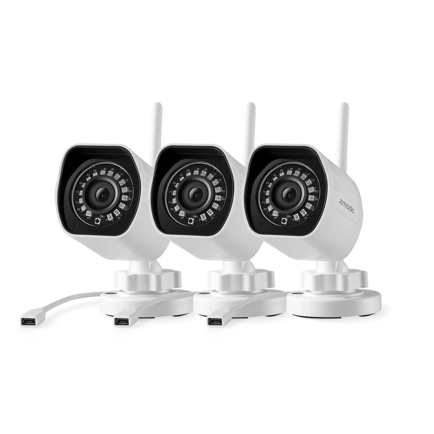 Zmodo1080p Indoor/Outdoor Camera ,Wireless ,WiFi, Night Vision, Motion Detection, Cameras for Home Security, Human/Pets/Vehicles Detection