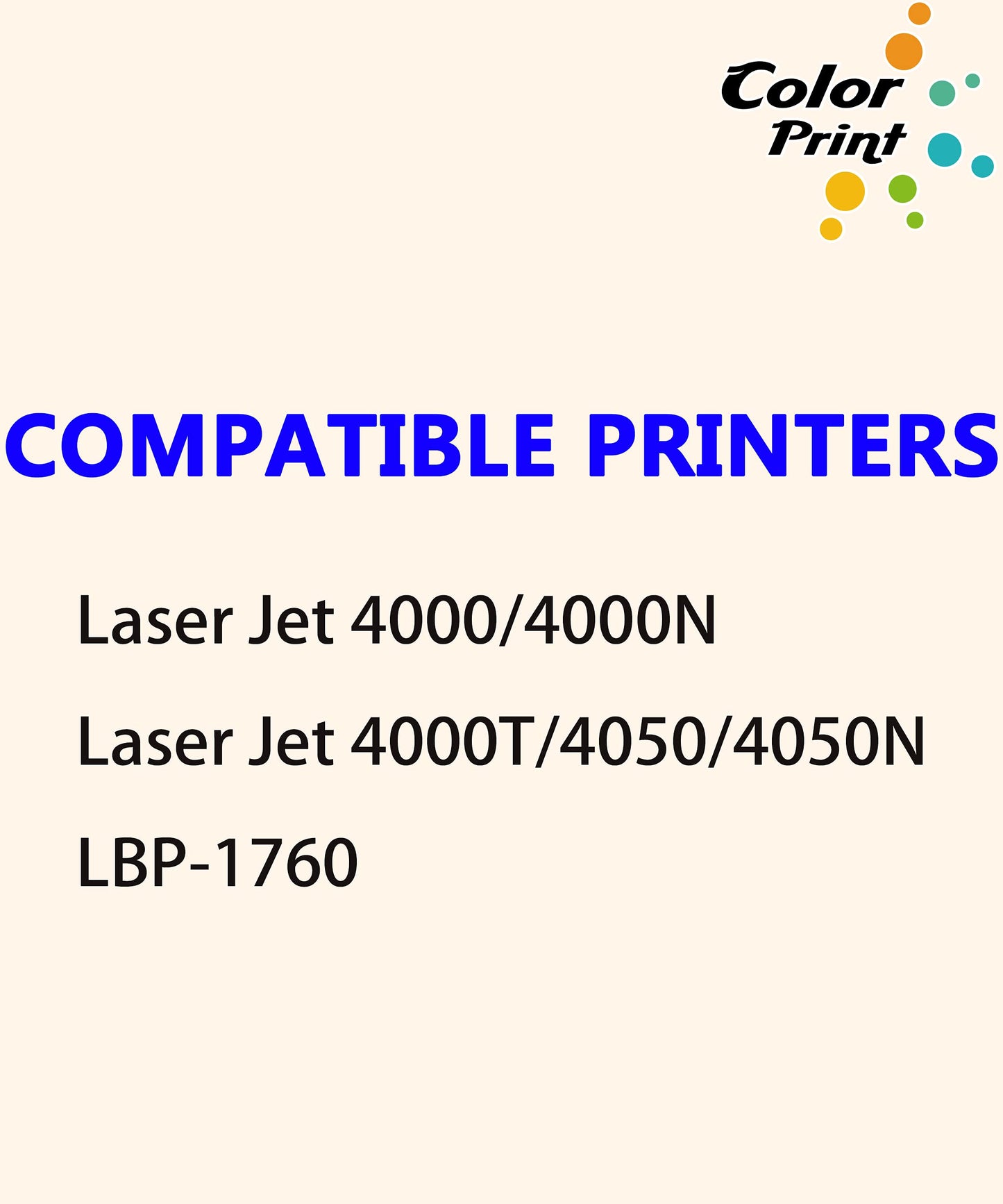1-Pack ColorPrint Compatible Toner Cartridge 4050n Replacement for HP C4127X 27X 4127 X 27A C4127A Used for Laserjet 4000 4000n 4000se 4000t 4000tn