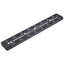 HITHUT PU-250 250mm Universal Long Quick Release Plate Dual Dovetail Slide Rail with D-Ring Screw for Ball Head Tripod Mount DSLR Camera Arca Swiss