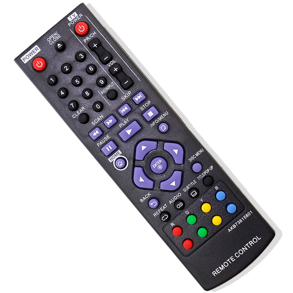 New Replacement Remote Control AKB73615801 fit for LG Blu-ray BP320 BP220 BP200 BP325W BP125 BP220N BP320N BP325