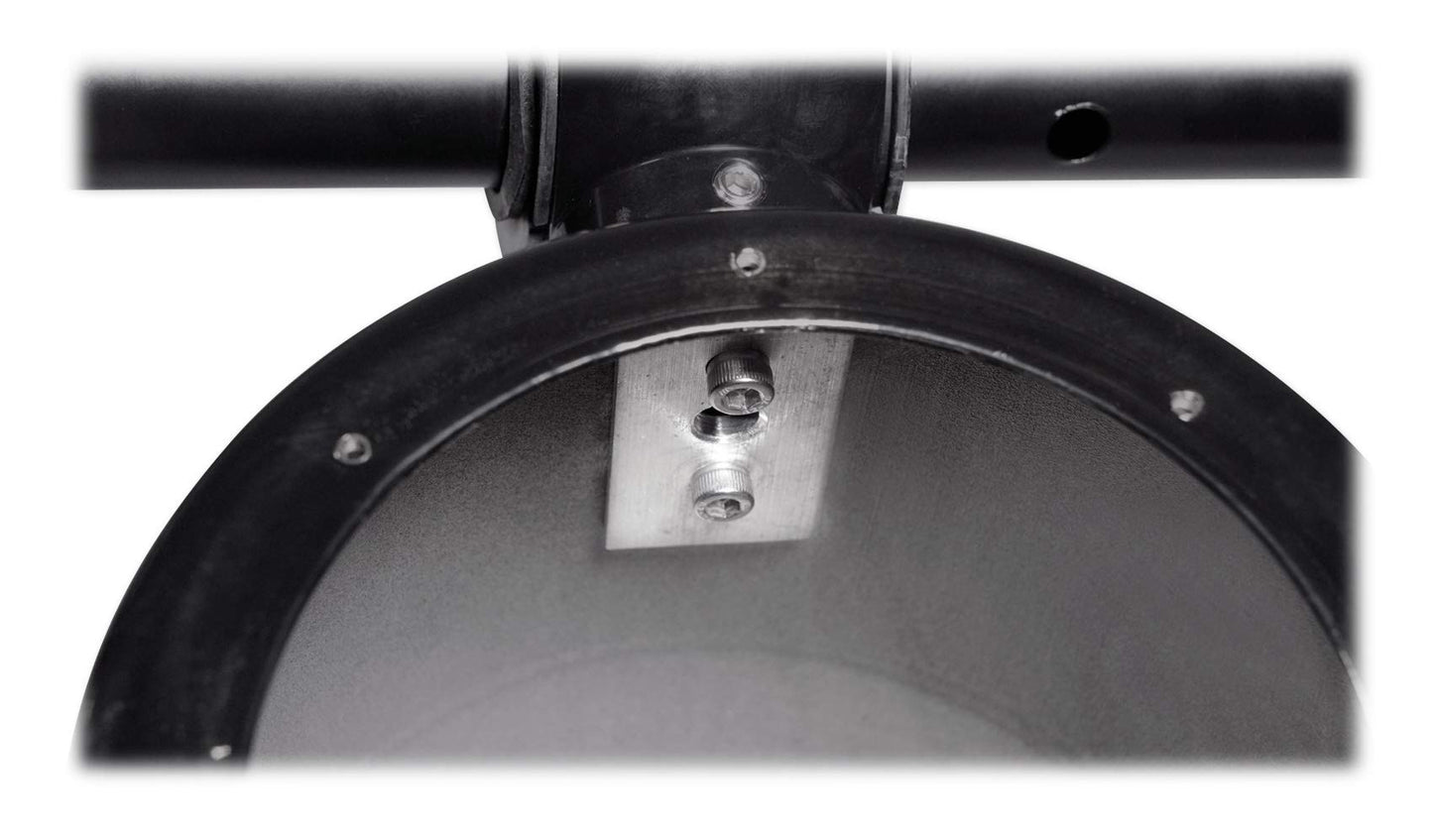 Rockville MacSwivelB (2) 360 Degree Swivel Clamp Mounts, Aircraft-Grade Aluminum, Tool-Free Adjustment, Marine-Grade, for Rockville Tower Pods on