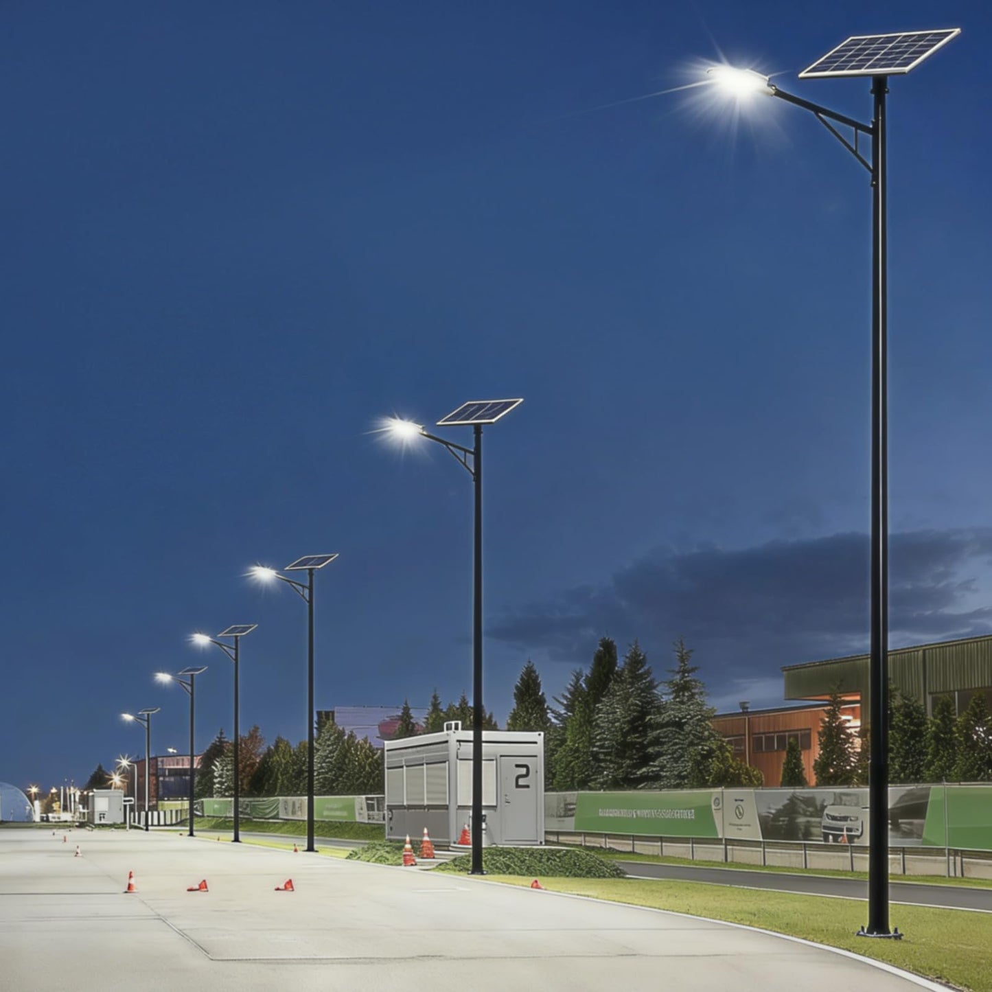 FLwumaotou Street Light Pole 10Ft, Street Light Poles for Outdoor Lighting,Solar Pole Accessory for Street, Suitable for Farm, courtyards, Parks