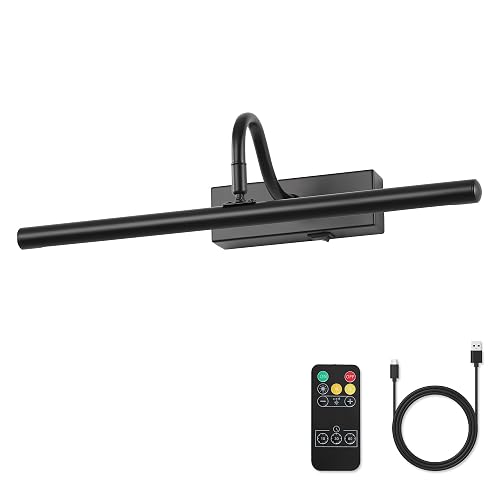 MKBNG Picture Light,10000mAh Picture Lights for Wall with Remote,15.75 inch Art Light for Paintings, Gallery Lighting for Photo,Mirror,Artwork
