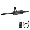 MKBNG Picture Light,10000mAh Picture Lights for Wall with Remote,15.75 inch Art Light for Paintings, Gallery Lighting for Photo,Mirror,Artwork