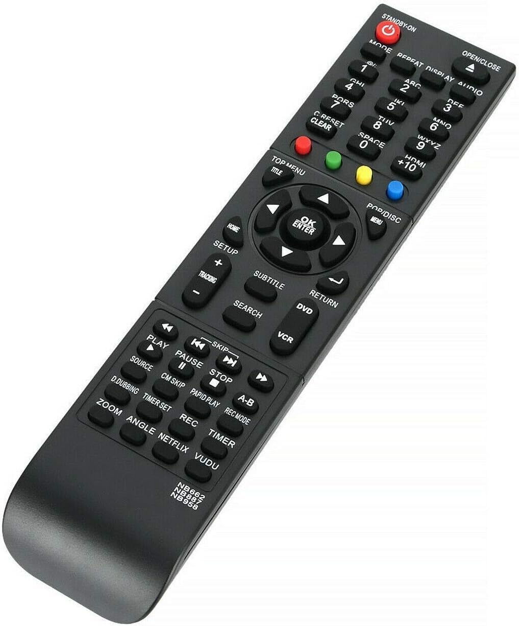 New NB887UD NB887 Remote for Magnavox DVD VCR MDR161V RZV427MG9 ZV427MG9