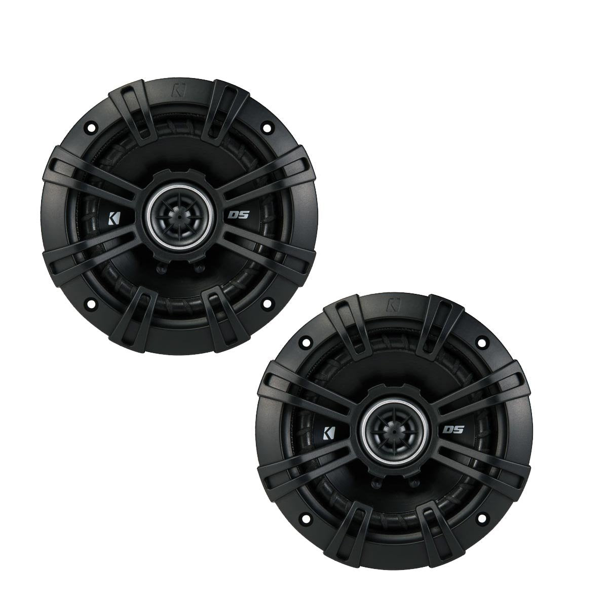 KICKER 43DSC504 D-Series 5.25 in 200W 2-Way Coaxial Speakers