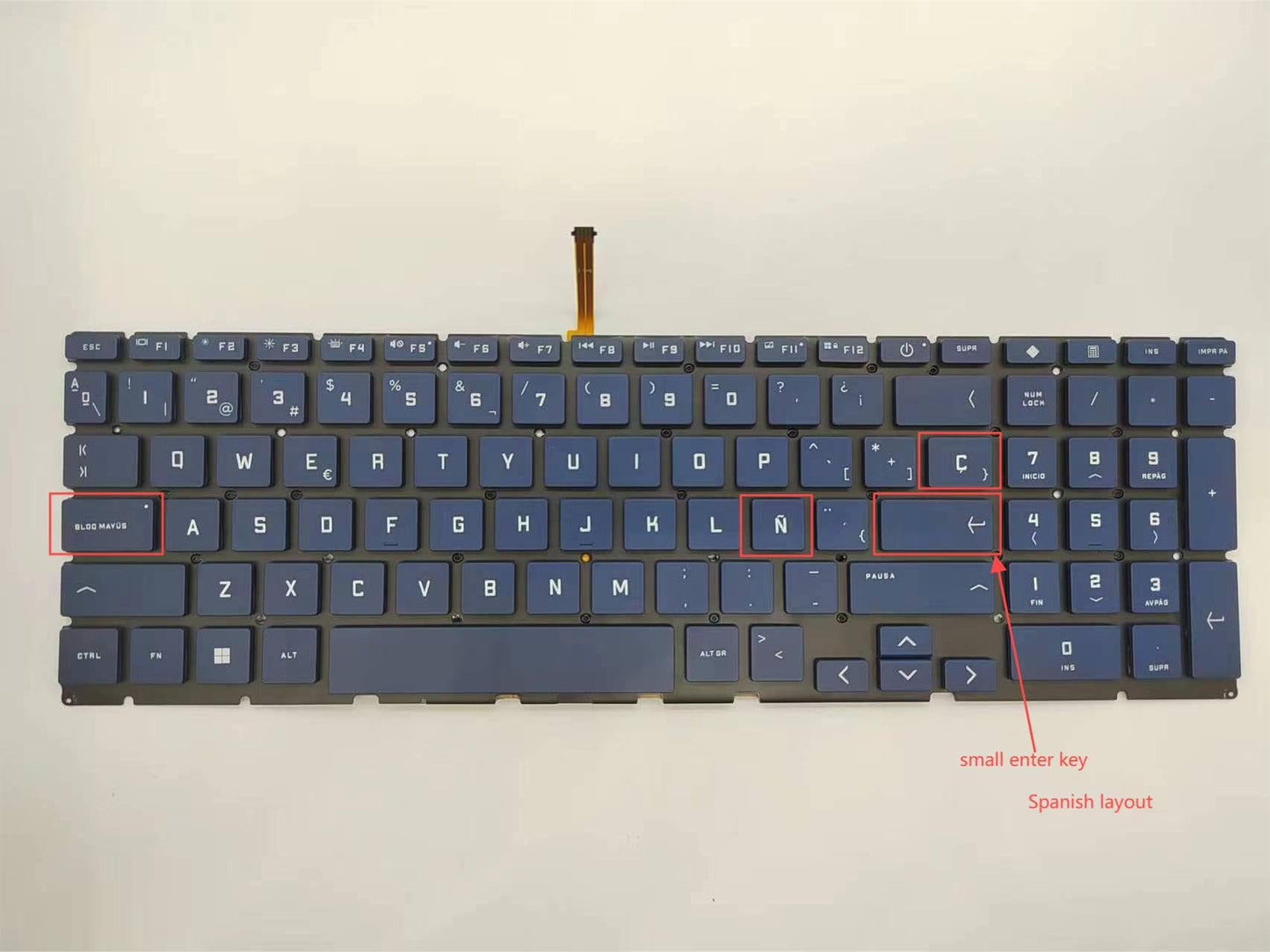 Laptop Replacement Latin Spanish (latín español teclado) Layout for HP Victus 15-FA 15-FB 16-E 16-D 16T-D 16-R 16-S TPN-Q263 TPN-Q264 Laptop Keyboard