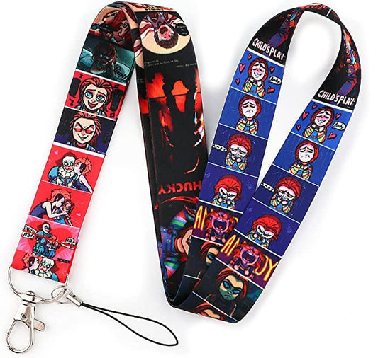 Chucky Child's Play Horror Movie 17.7" Neck Lanyard Keychain Holder ID Badge Mobile Phone Pin Strap by Pinstant