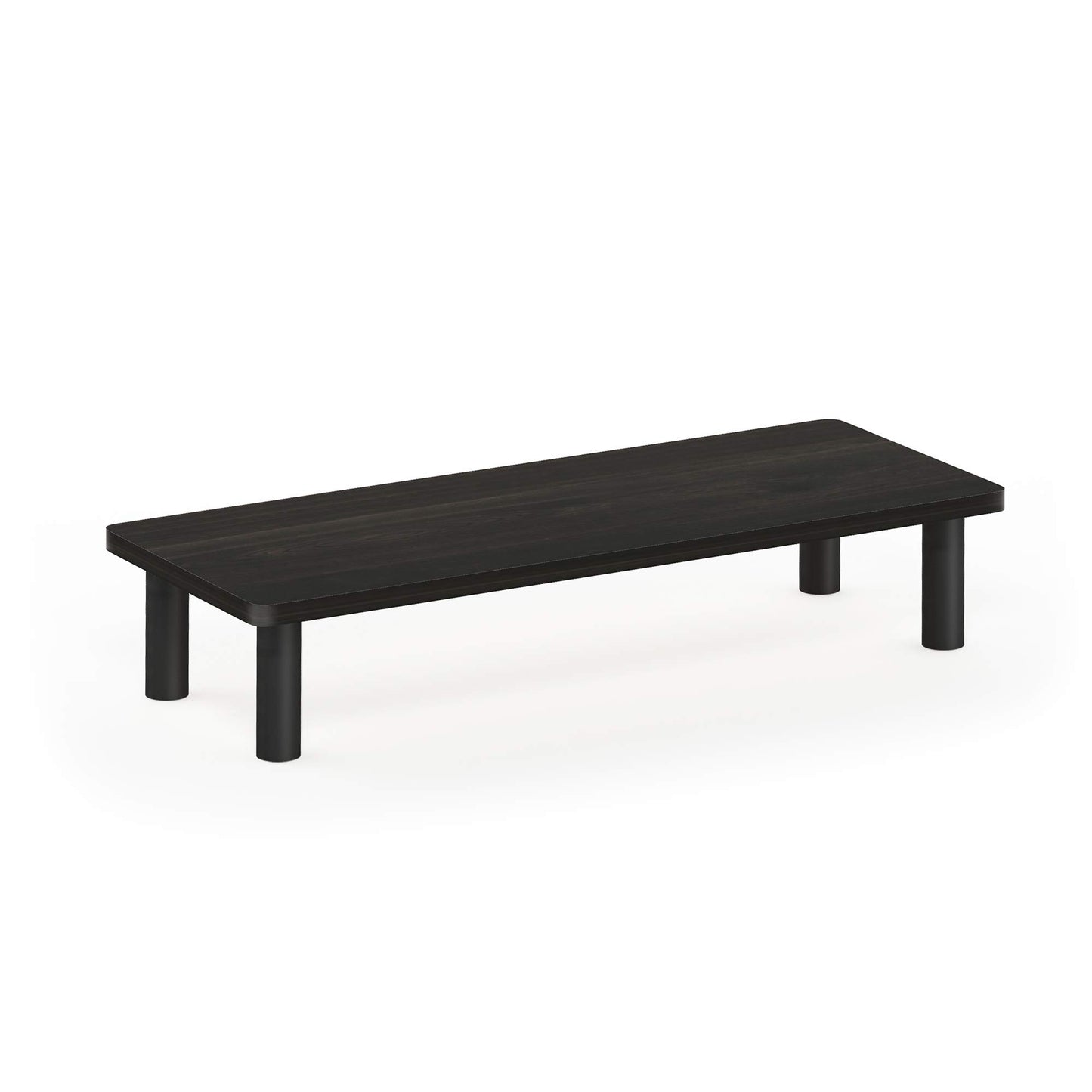 Furinno Turn-N-Tube Monitor Riser Stand, Espresso/Black