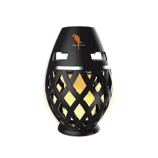 Margaritaville Tiki Torch - Waterproof Bluetooth Speaker, Portable Party Speaker with Flickering LED Lights, Perfect for Travel, Parties, Yards,