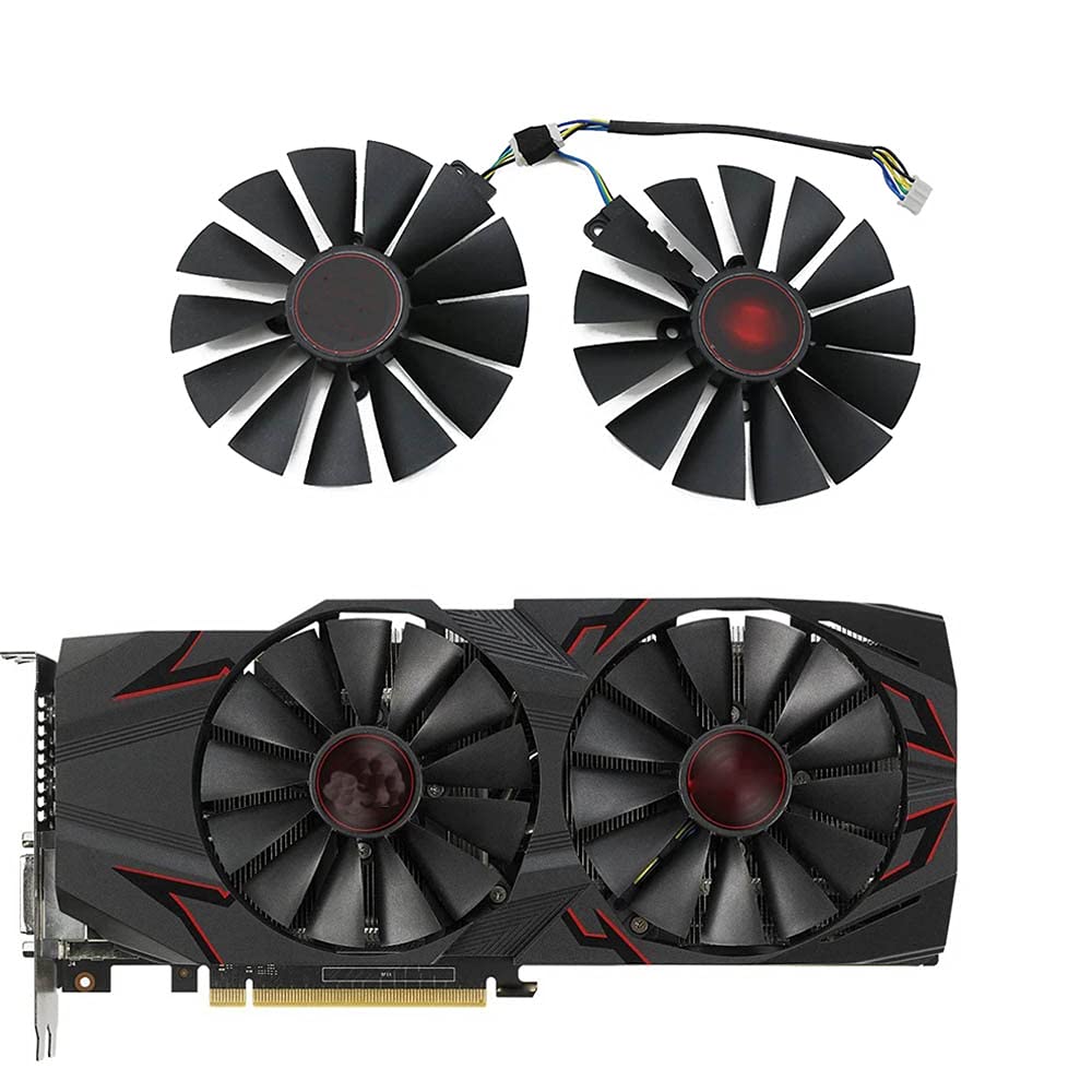 Rakstore FDC10M12S9-C 95mm Graphics Card Cooling Fan Replacement for ASUS CERBERUS-GTX1070TI-A8G GTX 1070 Ti 8GB Cerberus Cooler Fan