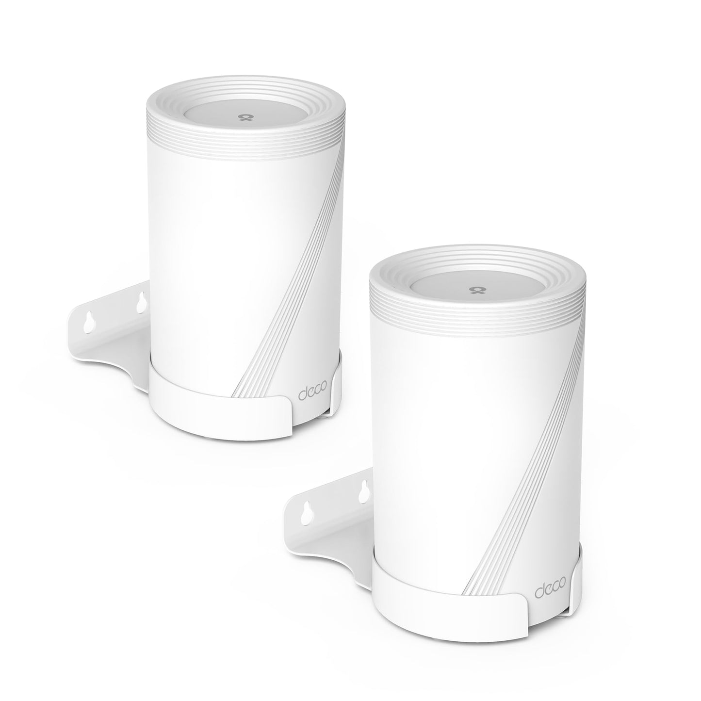 Bangcheer Wall Mount for TP-Link Deco BE63/ BE65/BE67/BE68/BE10000/BE11000/BE14000 Mesh Wi-Fi 7 System, Saving Space Aluminum Alloy Wall Hanging