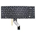 New US English Black Backlit Keyboard (Without Frame) Replacement for Acer Travelmate P645-SG P645-V P645-VG P648-M P648-MG Light Backlight