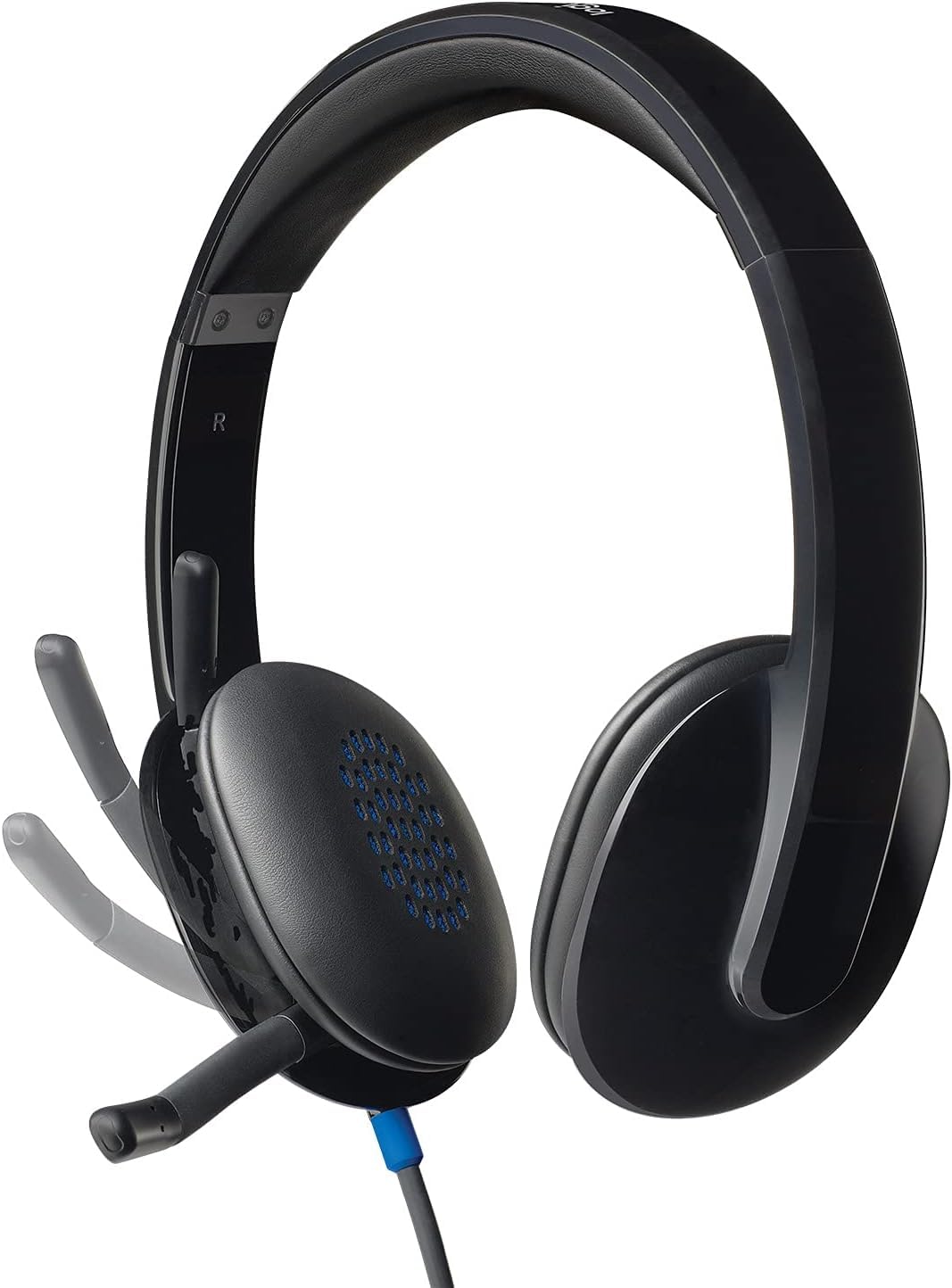 Logitech Headset High-Performance USB Headset with Mic H540 for Windows and Mac, Skype Certified, Black, Bulk Packaging (1)