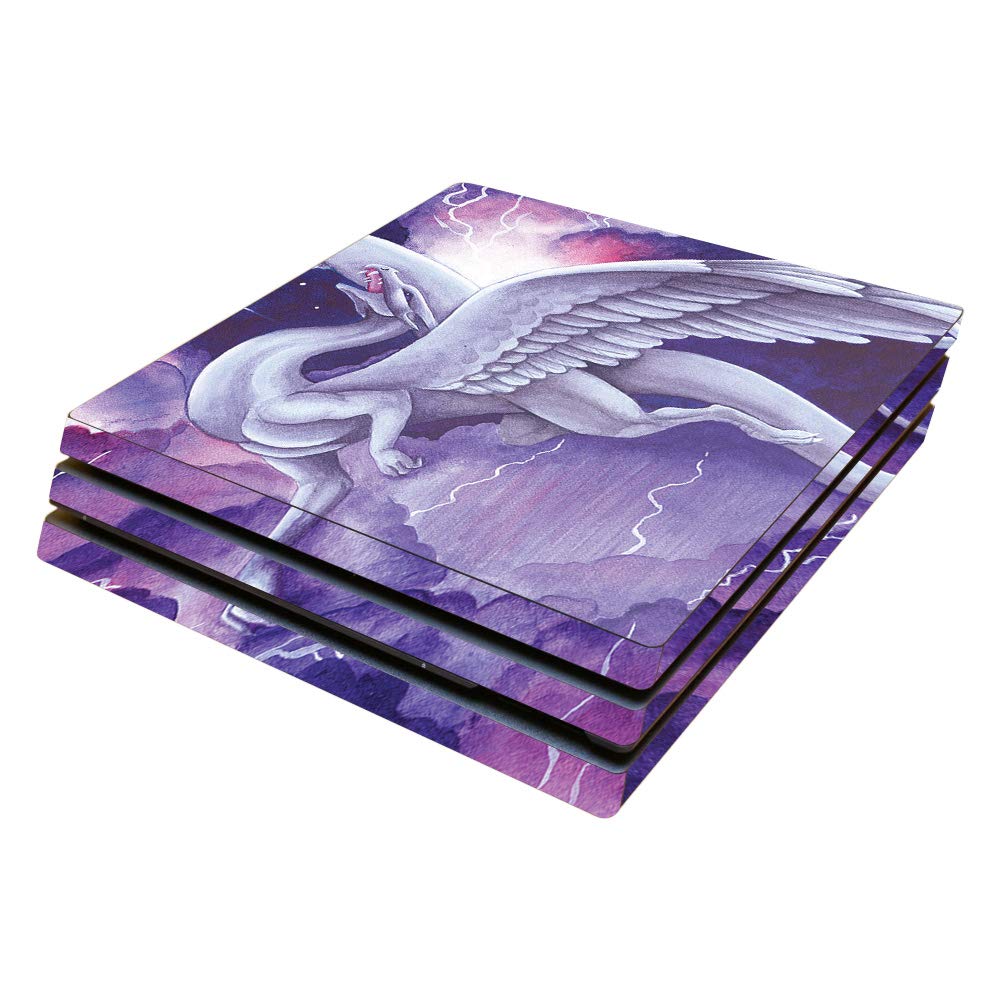 MightySkins Skin Compatible with Sony PS4 Pro Console - Storm Dancer | Protective, Durable, and Unique Vinyl Decal wrap Cover | Easy to Apply, Remove
