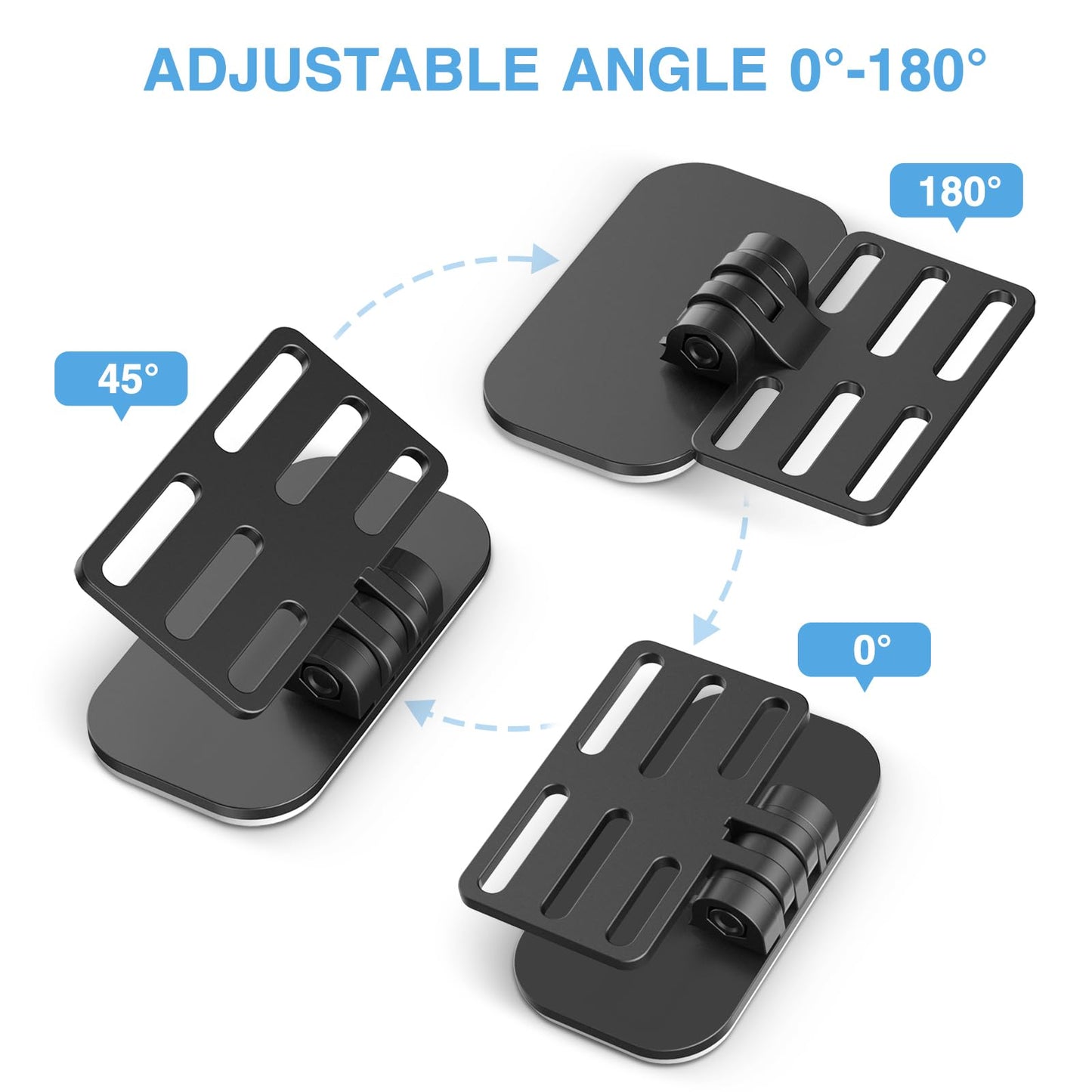Naponal Dash Cam Rear Camera Mount(2 PCS), Universal Rear View Camera Rear Window Mount, Mirror Camera Rear Windshield Backup Camera Bracket, Car