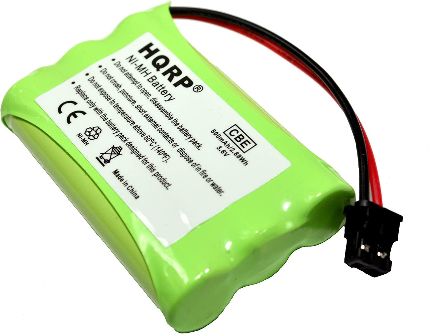 HQRP 2-Pack Phone Batteries Compatible with RadioShack 43-3571 43-3580 43-3581 43-3598 43-3815 43-3871 Cordless Telephone