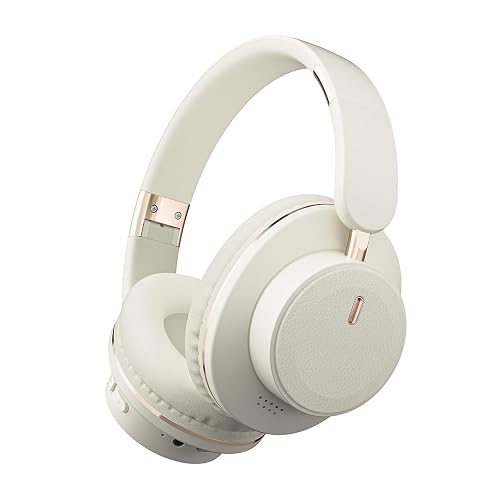 KUUCAT H9 Wireless Over-Ear Headphones with HiFi Surround Sound and 1.5m Audio Cable, 30Hr Long Battery Life,Lightweight,Comfortable and Foldable