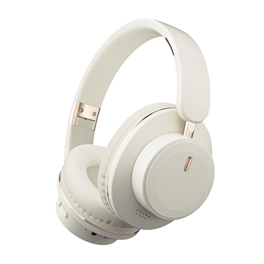 KUUCAT H9 Wireless Over-Ear Headphones with HiFi Surround Sound and 1.5m Audio Cable, 30Hr Long Battery Life,Lightweight,Comfortable and Foldable