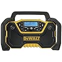 DEWALT 12V/20V MAX Portable Bluetooth Radio, Cordless, 100 ft Range, 3.5” Subwoofers, Jobsite (DCR028B)