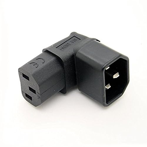C13 Angled PDU PSU UPS Plug Socket 90 Degree TV Wall Power Adapter¡_AB