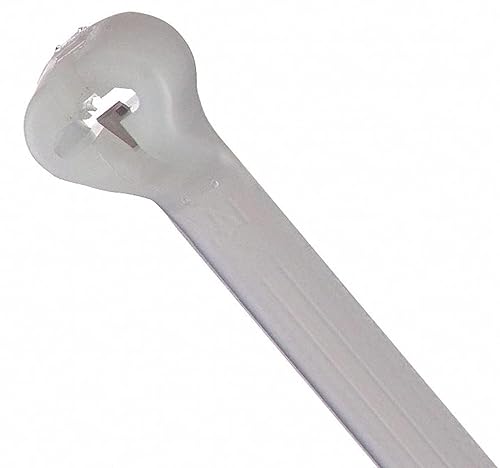 Ty-Rap TY525M-NDT Cable Tie, 50 lb. 7" Bright Blue Nylon 6.6 Compound, Detectable Tie with Stainless Steel Locking Device (Pack of 100)